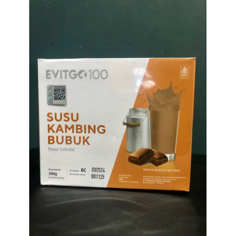 

Susu Kambing Bubuk Rasa Coklat 200 gr Original 100%
