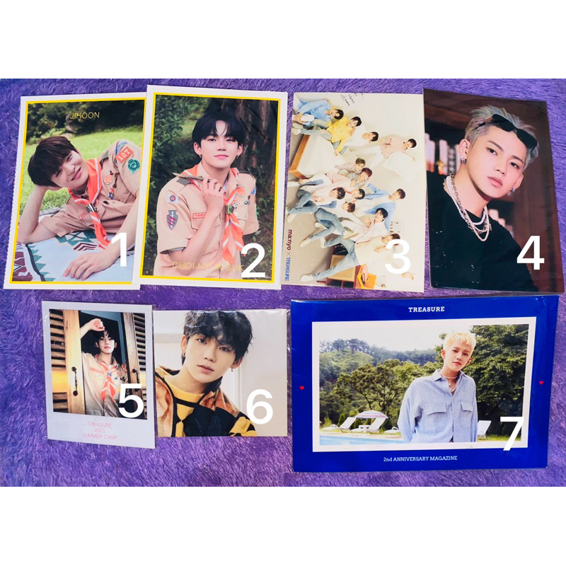 

Postcard polaroid treasure hyunsuk jihoon