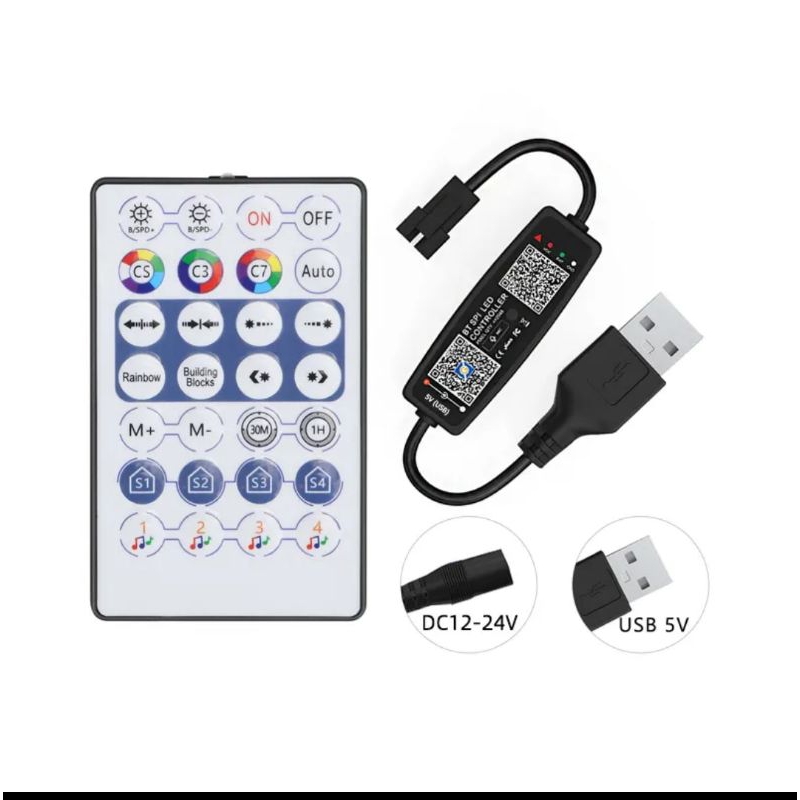 Led controller remote Addressable RGB USB DC 5V