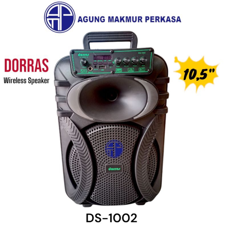 Speaker bluetooth 10,5 Inch bass aktif + mic 1 sound bass
