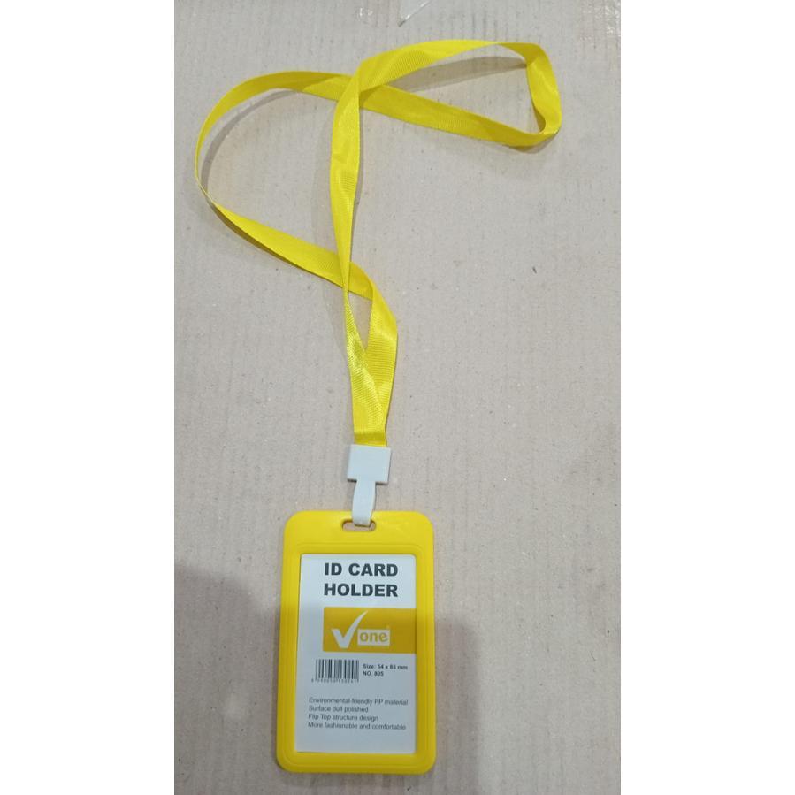 

ID Card Holder + Tali ID Card V One NO.805-Kuning