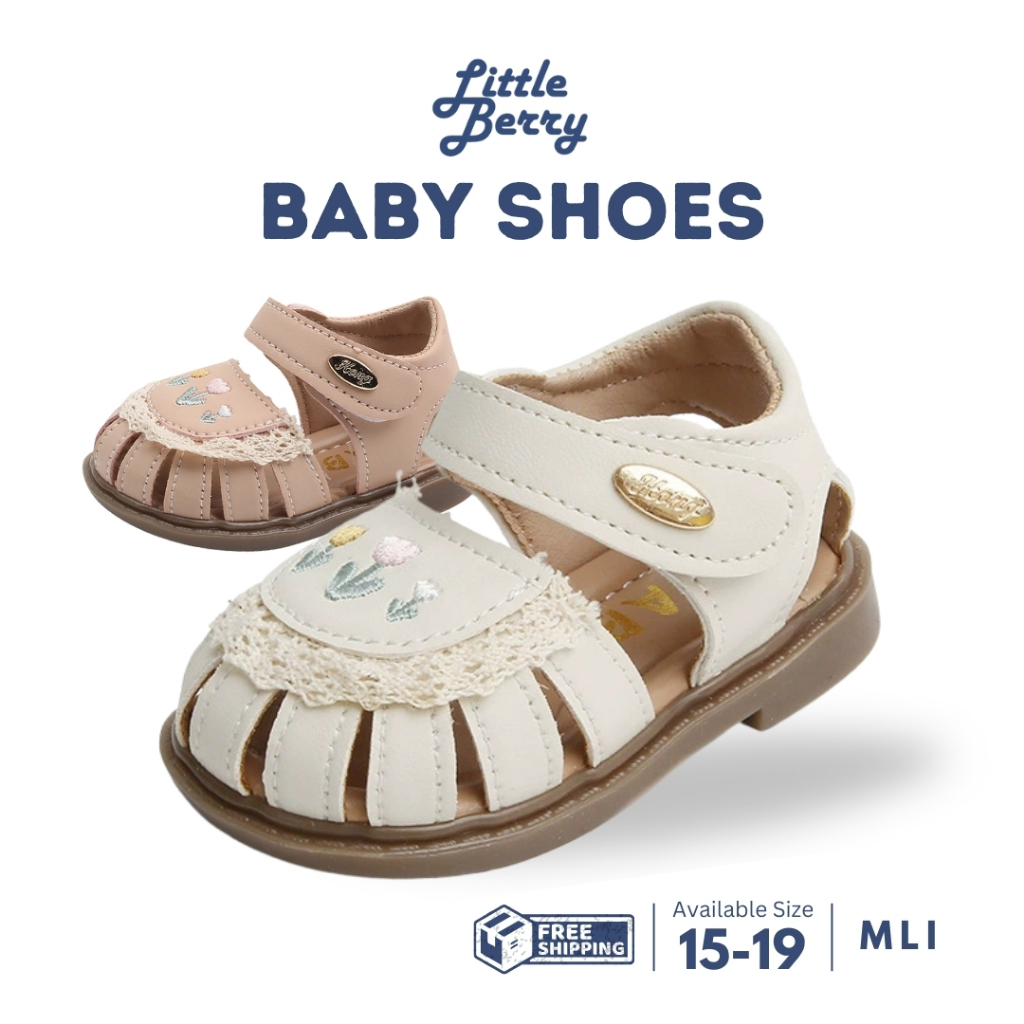 LITBERRY FREE BOX Sepatu Sandal Gladiator Anak Bayi Perempuan Pesta Elegant 1 - 24 Bulan MLI