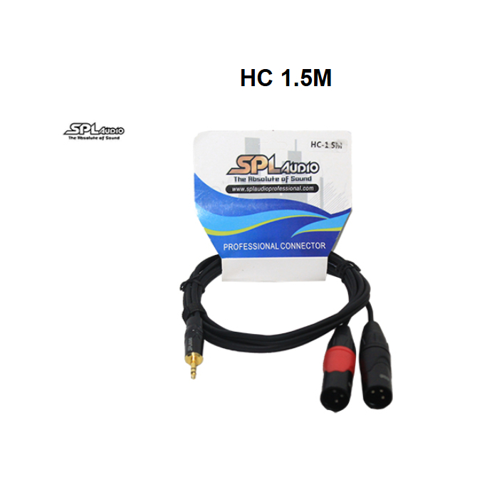 KABEL HP KE MIXER HC-1.5M 3,5MM TO XLR ORIGINAL BREWOG SPL AUDIO