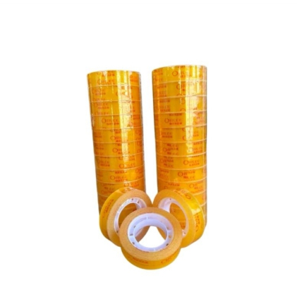

Solasi Kecil Lakban Bening 1/2 Inch X 25 Yard Isolasi Lem Kuat Tape