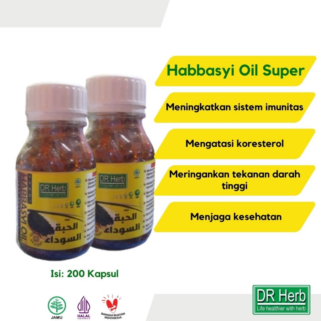 Habbatussauda Original Asli Jinten Hitam Habbasyi Oil Super