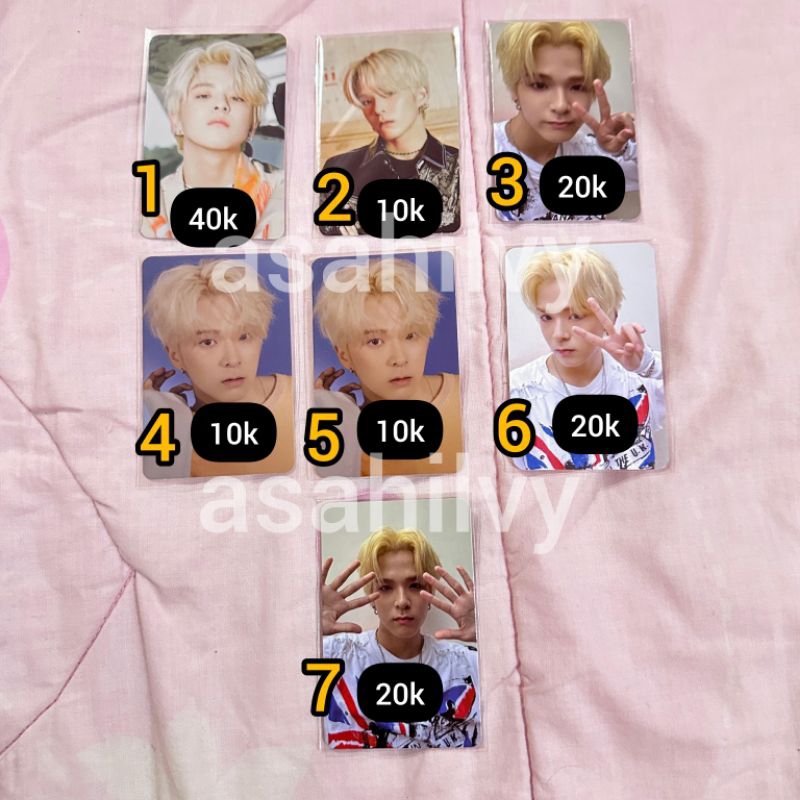 Photocard Asahi The First Step Chapter One Asahi Bule