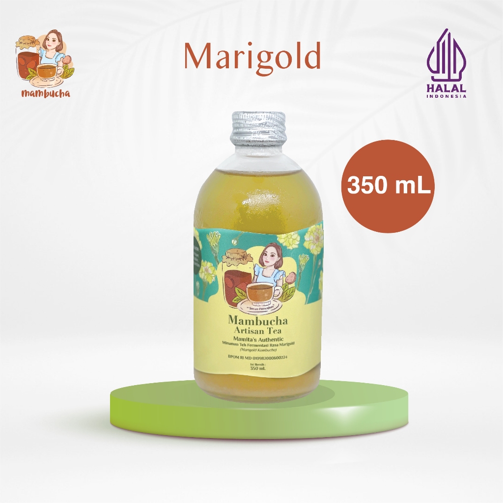 

Kombucha Marigold Mambucha Glass Bottle 350 ml