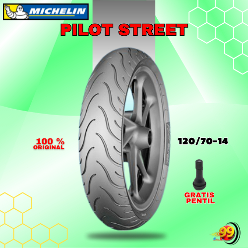 Ban Belakang Motor HONDA PCX MICHELIN PILOT STREET 120/70 Ring 14 Tubeless