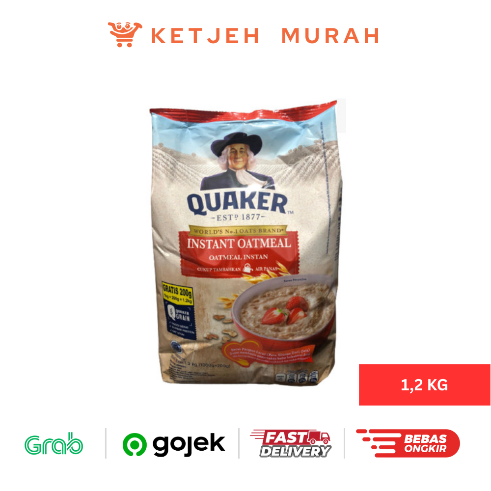 

Quaker Instant Oatmeal Merah 1,2 KG
