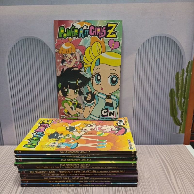 Komik Powerpuff Girls Warna Cabutan Original Preloved