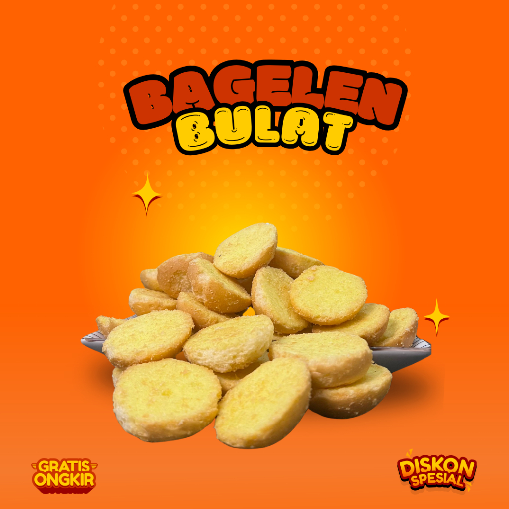 

Kue Bagelen Butter Bulat Manis Renyah 200gr