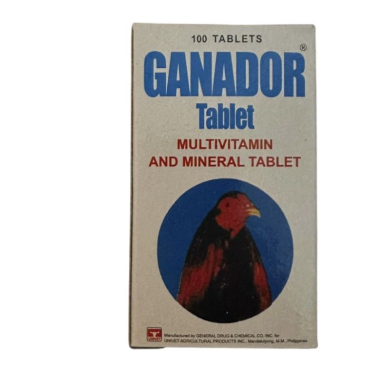 GANADOR VITAMIN OBAT AYAM PENAMBAH TENAGA/NAFAS/DAYA TAHAN,/MENTAL