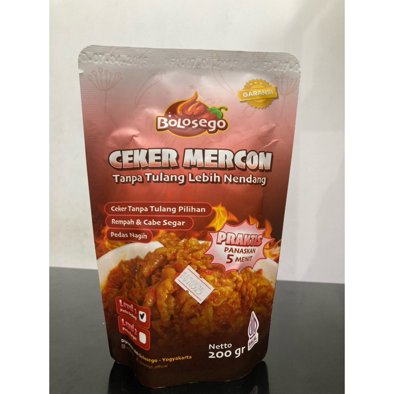 

Ceker mercon bolosego
