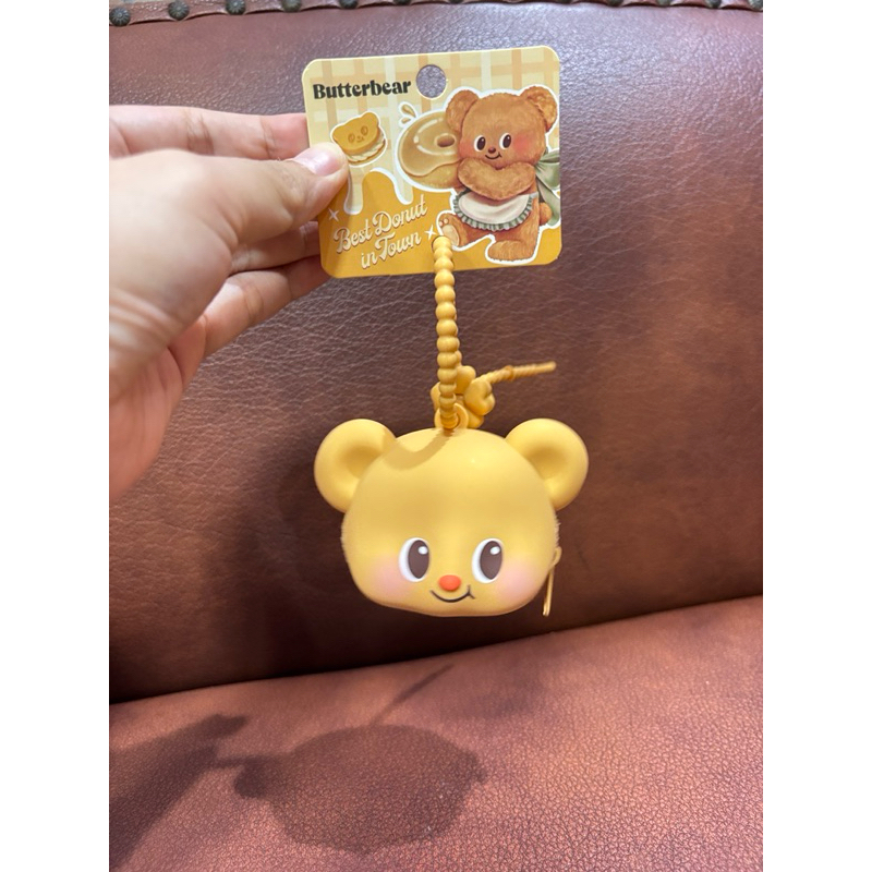 Original Miniso China Butterbear Silicone Earphone Bag Pouch