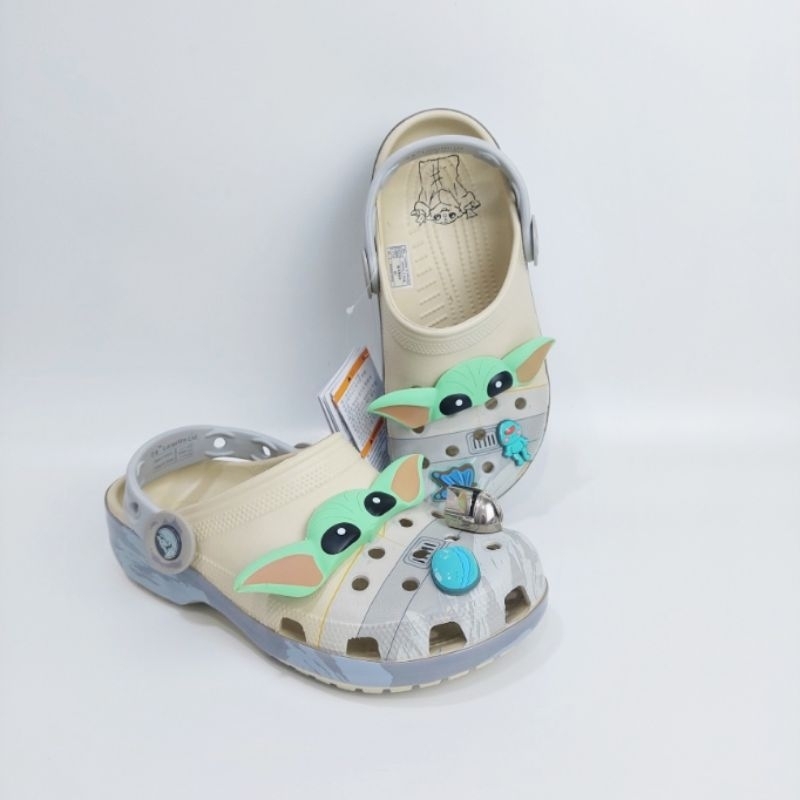 sandal crocs baby yoda kids/sandal anak anak