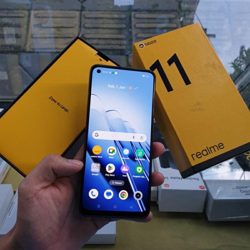 Realme 11 ram 8/256 fulset second