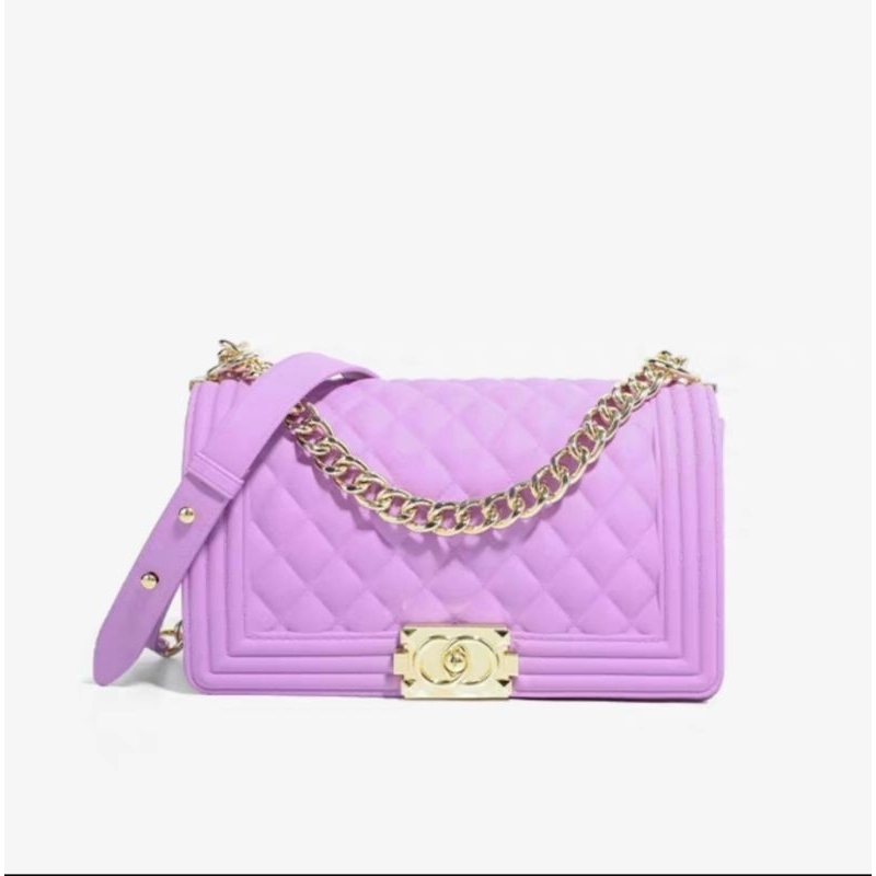 Tas jelly Warna Ungu