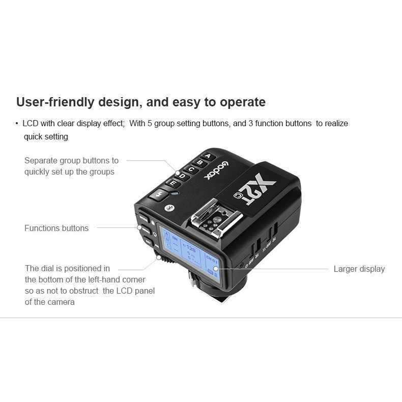 Wireless Camera Flash Trigger Bluetooth 2.4GHz
