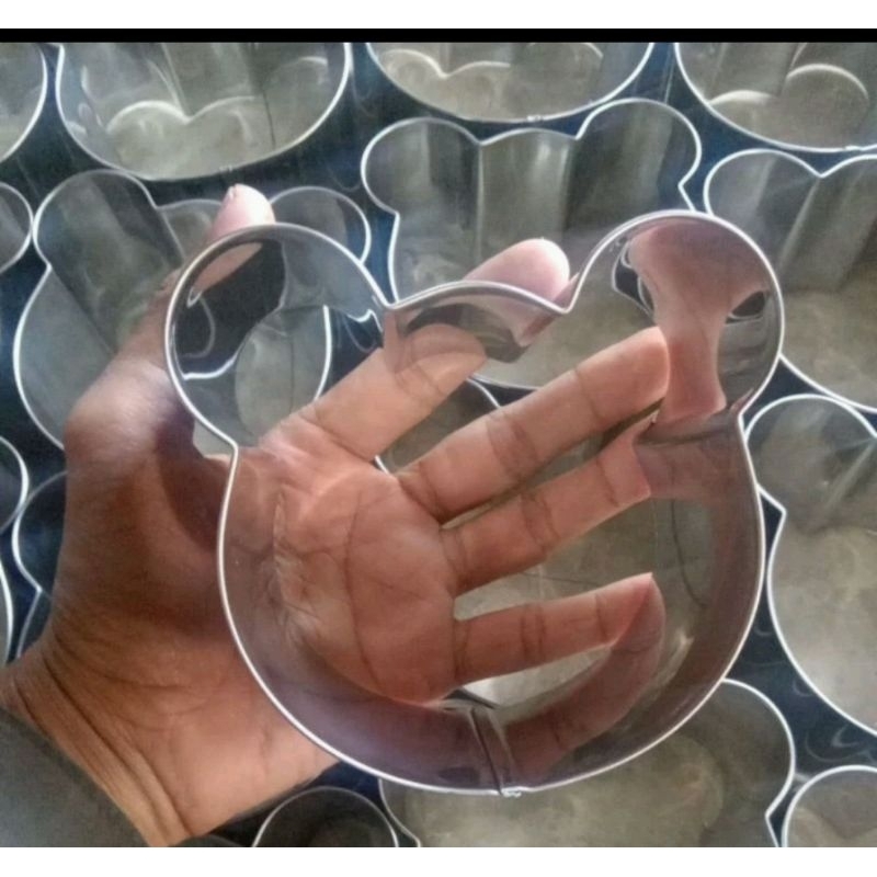 Ring roti karakter bentuk bear/Cookies cutter biskuit/Cetakan kue Cromboloni Bomboloni motif beruang