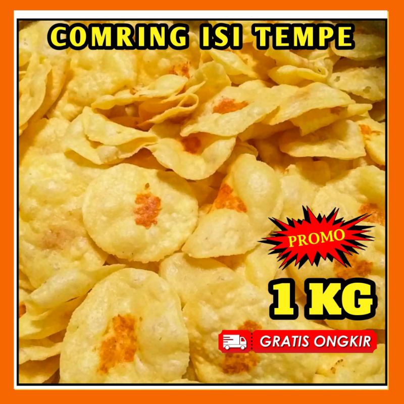 

Comring Tempe 1Kg / Keripik Comro kering / Gurih Kemasan 1kg dan 500gr TERMURAH best seller