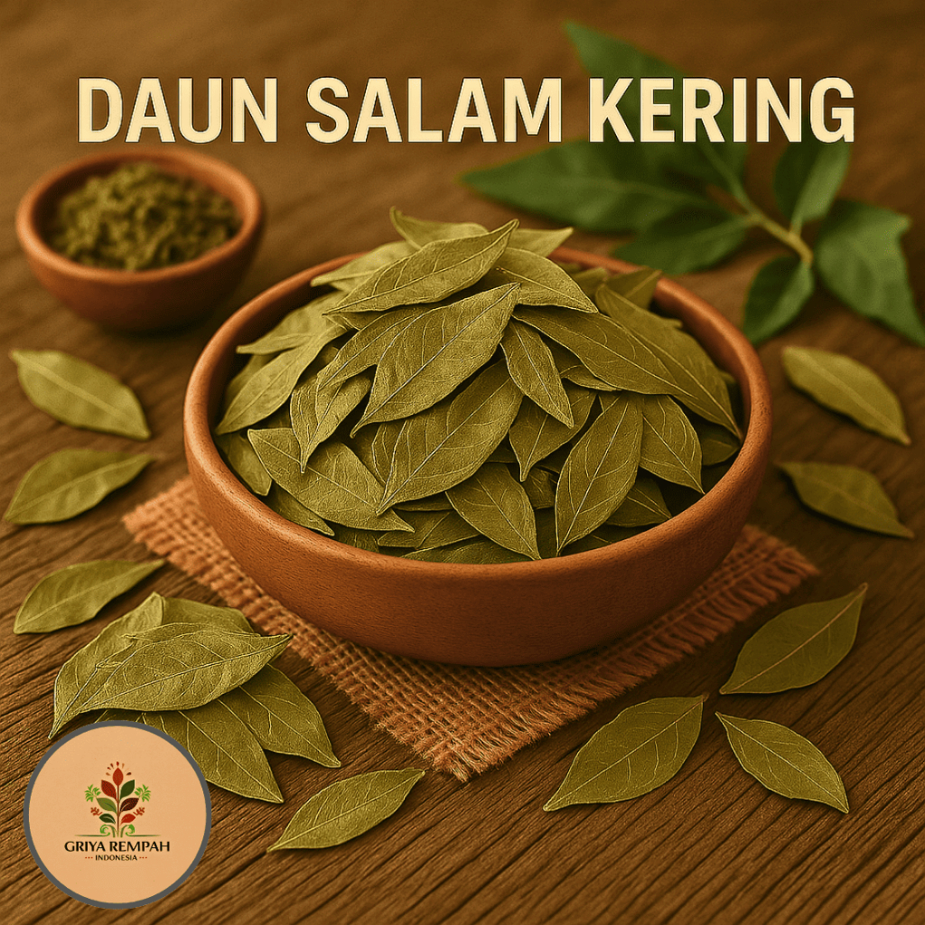 

DAUN SALAM KERING 250 GRAM Rempah Herbal Simplisia Alami untuk Masakan Kesehatan Tradisional Siap Seduh Campuran Ramuan Jamu Syzygium polyanthum