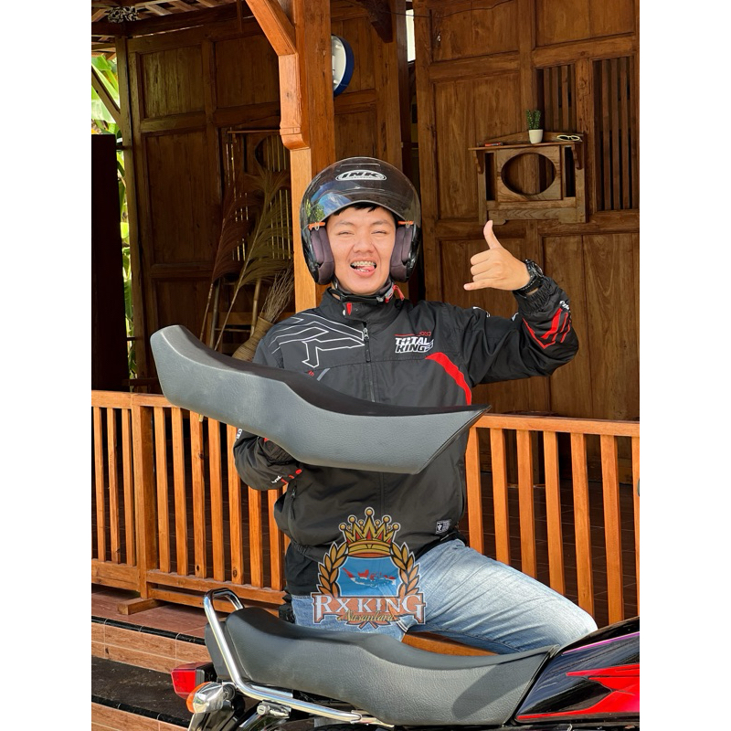 JOK RX KING MODEL SIKU POLOS KULIT PREMIUM EMPUK