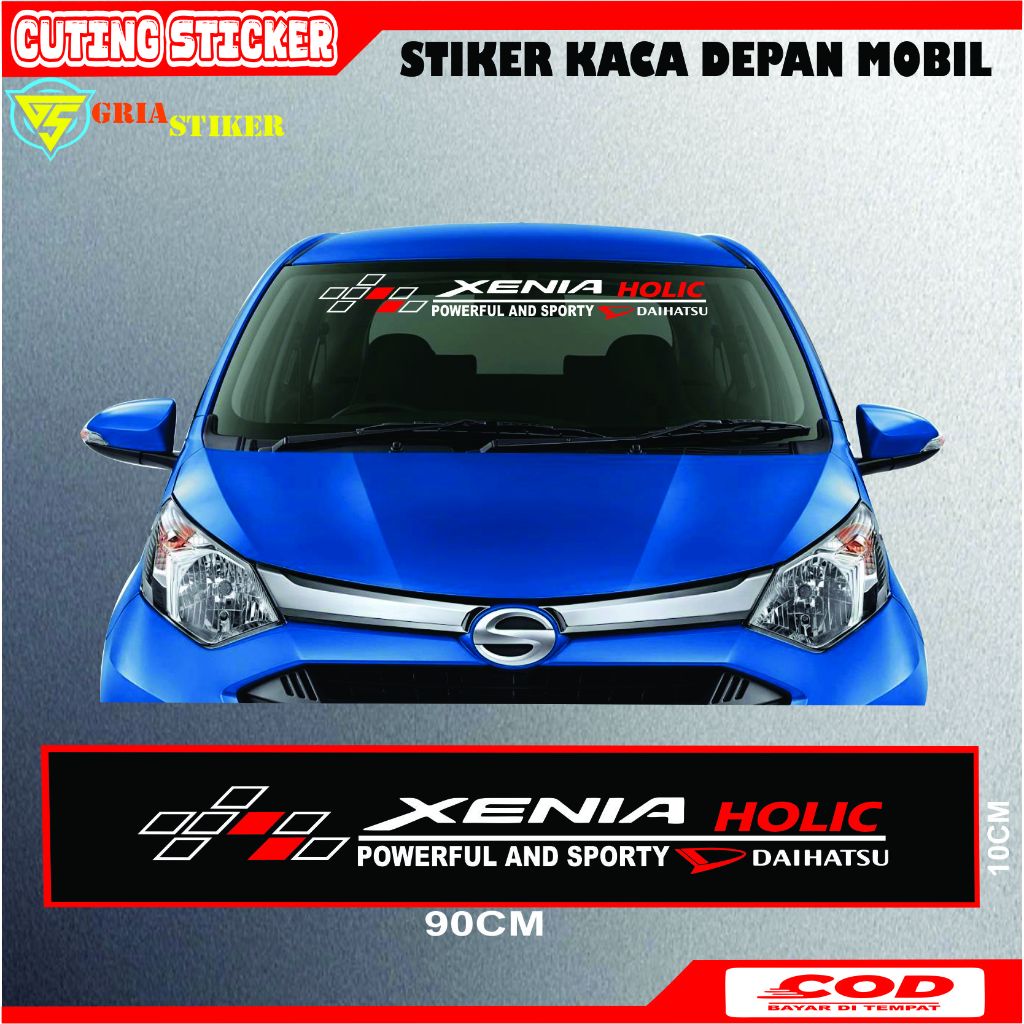 TERMURAH Cutting Sticker Mobil stiker Kaca Depan Daihatsu Xenia Holic