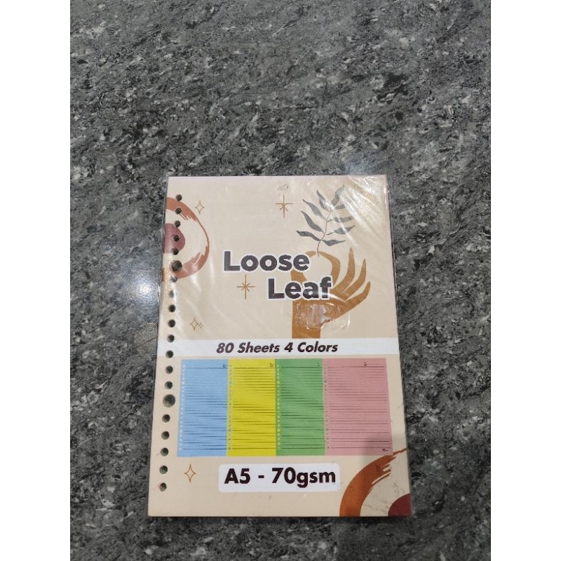 

LOOSE LEAF BERWARNA isi buku binder uk A5. (baca deskripsi)