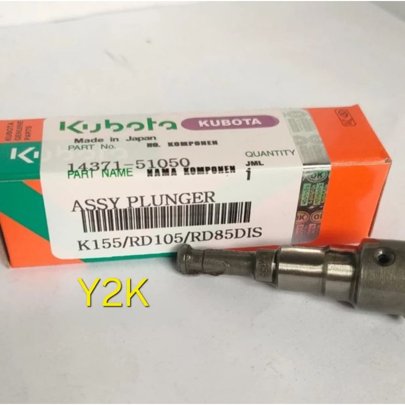 Plunger K155  KUBOTA RD 85 D1S / RD105 / RD155 DEISEL KUBOTA