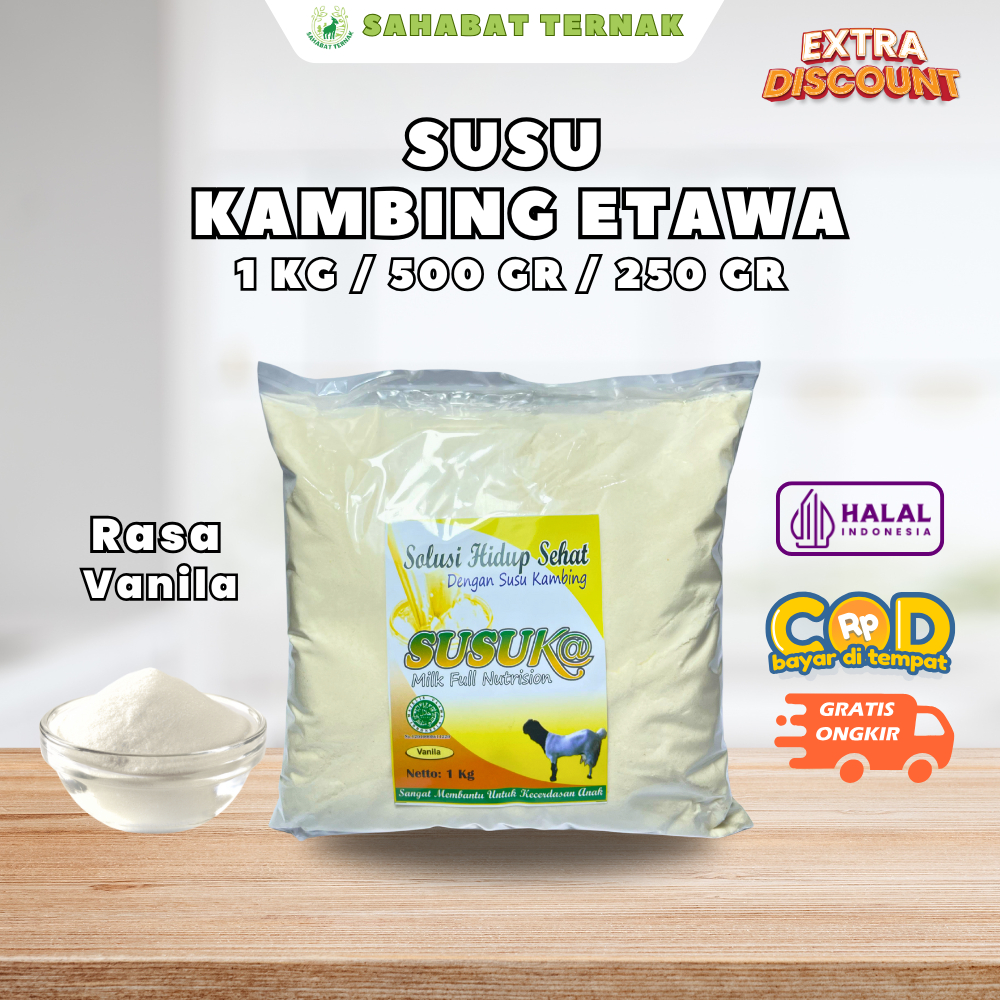 

Susu Kambing Etawa Susuka Rasa Vanila