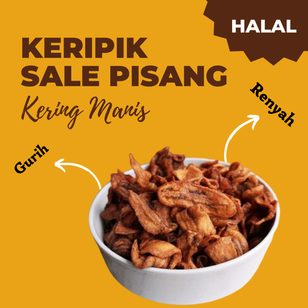 

KRIPIK SALE PISANG KERING 1KG Sale Pisang Kering Oven