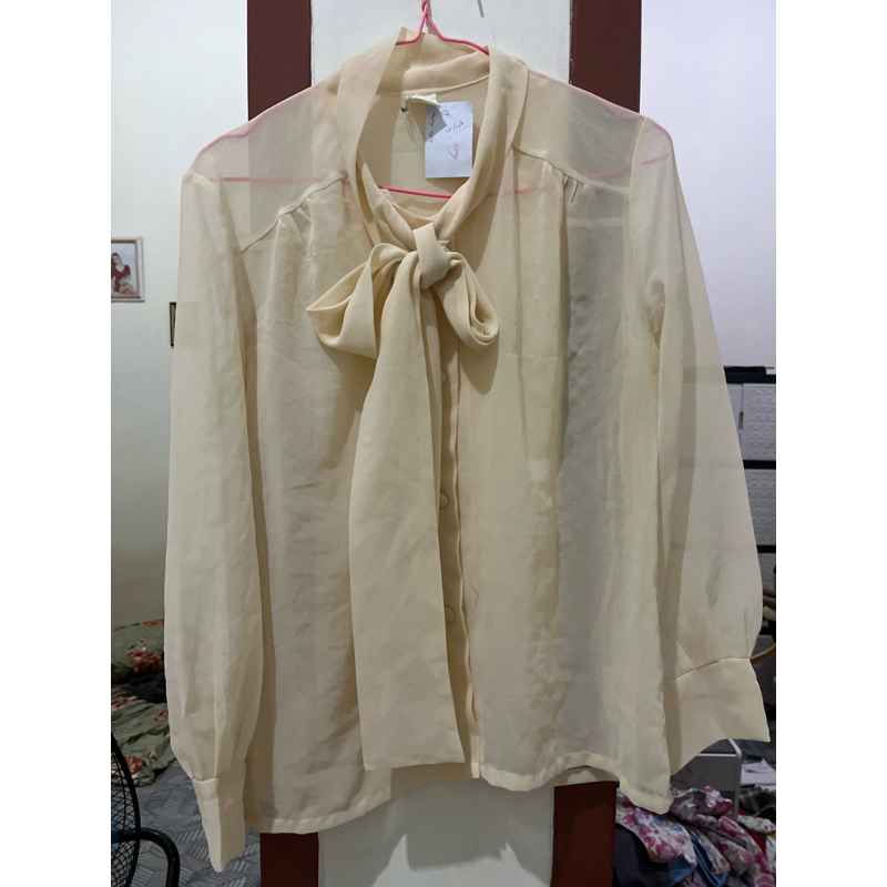 PRELOVED TERMURAH KEMEJA TRANSPARAN KEMEJA WANITA PAKAIAN WANITA