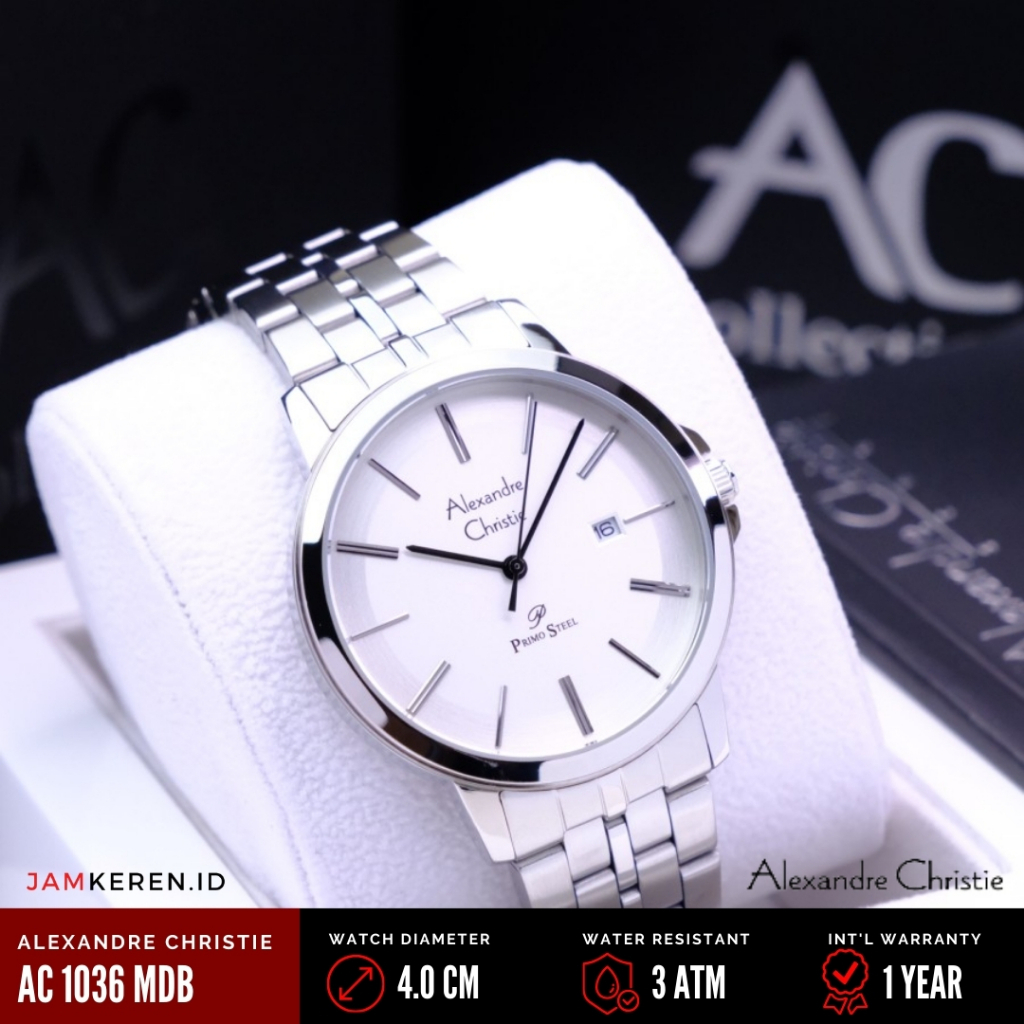 Alexandre Christie - Jam Tangan Pria Alexandre Christie - Jam Tangan AC - 1036 MD Original