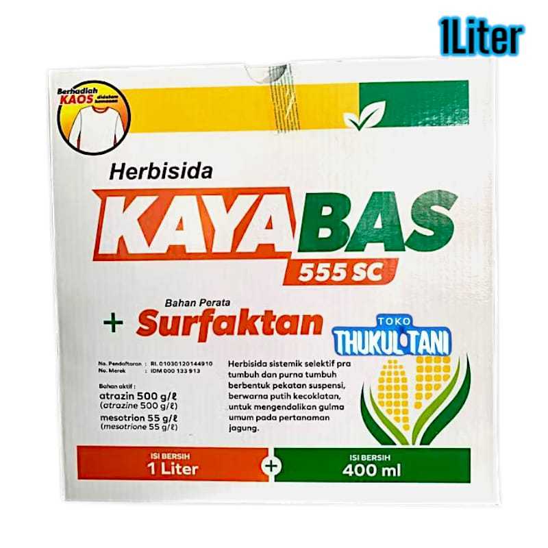 Herbisida Kayabas 1Liter Obat Sistemik Selektif Pra Purna Tumbuh Racun Pembasmi Rumput Liar Jagung