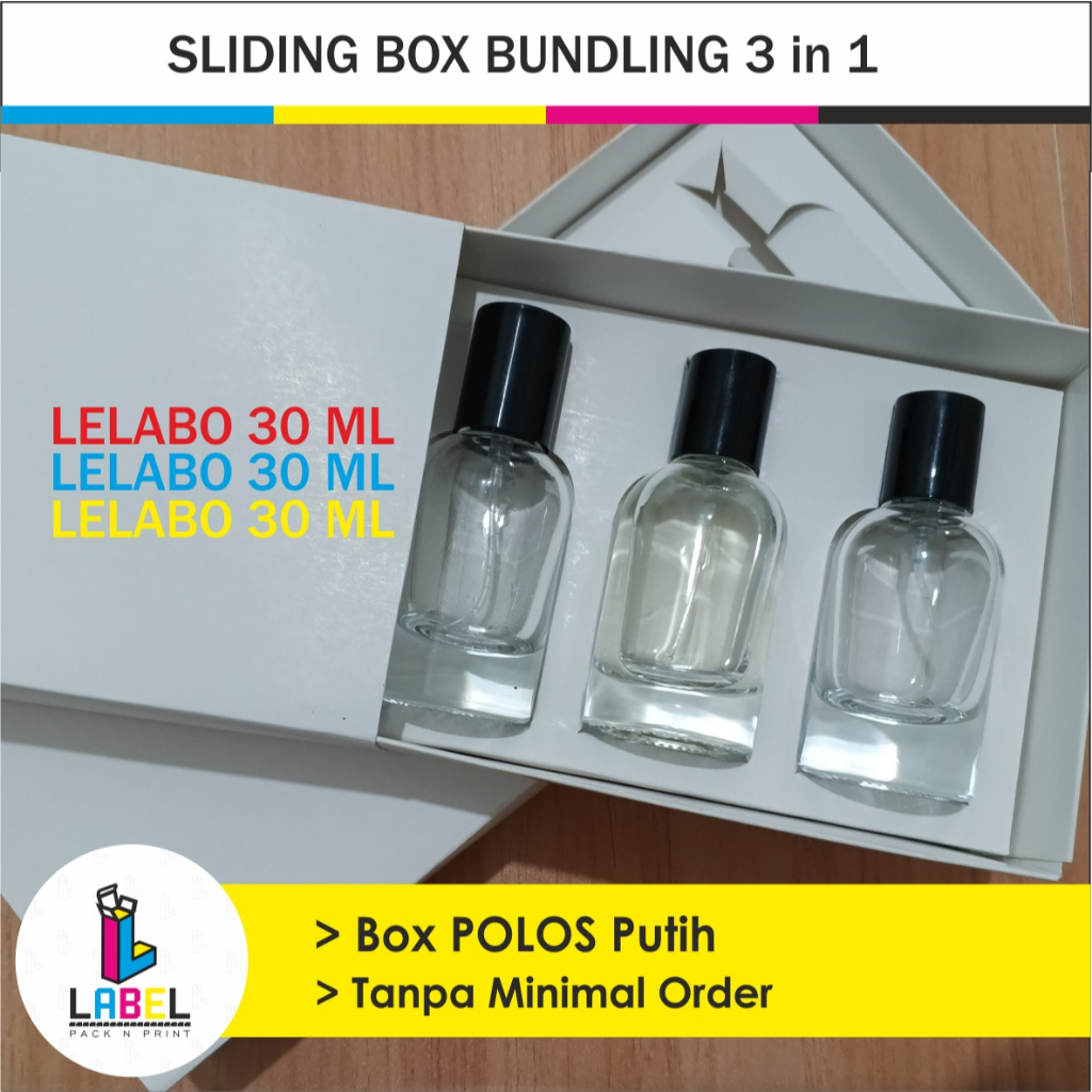 

Sliding Box Bundling 3in1 LELABO 30ml POLOS - Harga Grosir