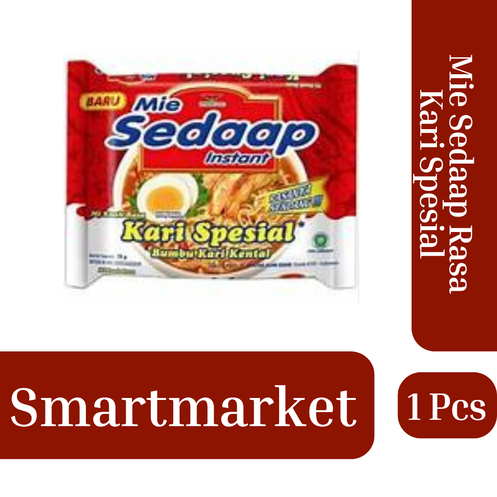

Mie Sedaap I Varian kari Special I kemasan 1 Pcs I 100%Original