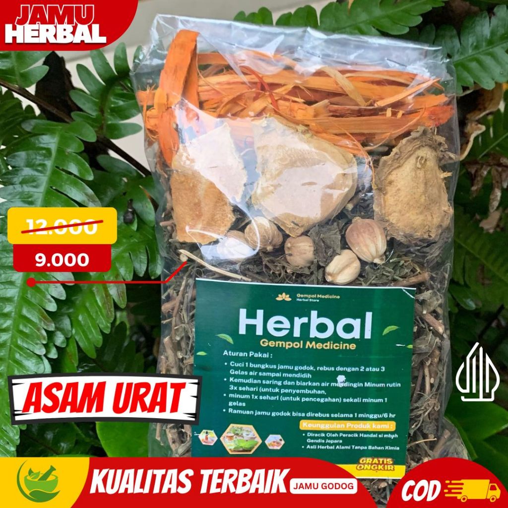 JAMU HERBAL ASAM URAT / JAMU GODOKAN HERBAL ALAMI ASAM URAT MANJUR
