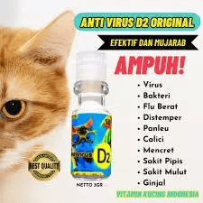 Vitamin D2 Obat Virus Kucing Panleukopenia Calici| OBAT ANTI VIRUS