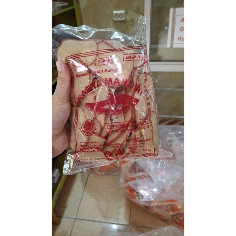 

Kerupuk Ikan Tenggiri 500gram