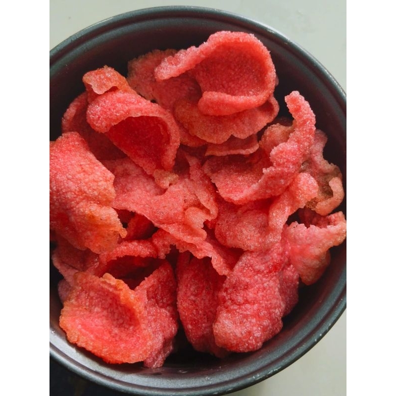 KRUPUK MERAH PADANG/KRUPUK PADANG ASLI 1KG/KRUPUK MIE PECEL/KRUPUK GADO GADO/KERUPUK ASINAN
