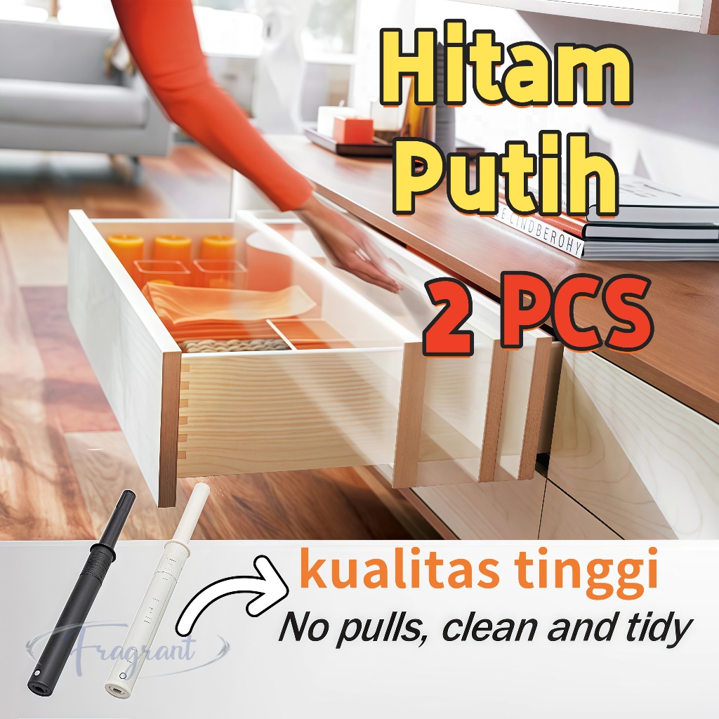【COD】2pcs Push To Open Lemari Tip On / Pintu Lemari Push To Open Magnet / Push Open Pintu Lemari Lac