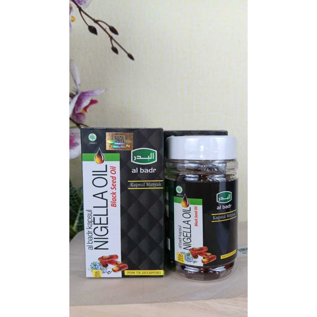 Kapsul Minyak Habbatussauda Nigella Oil Al Badr Isi 60 & 200 kapsul