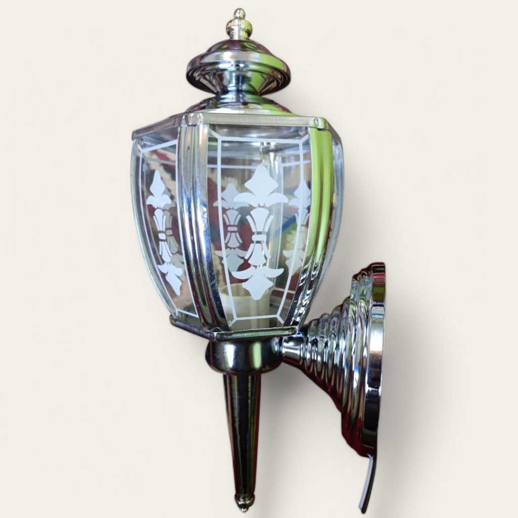 Lampu Dinding Klasik Tipe 801 Silver Lampu Hias Rumah Antik Lampu Dokar Lampu Teras Lampu Aesthetic 