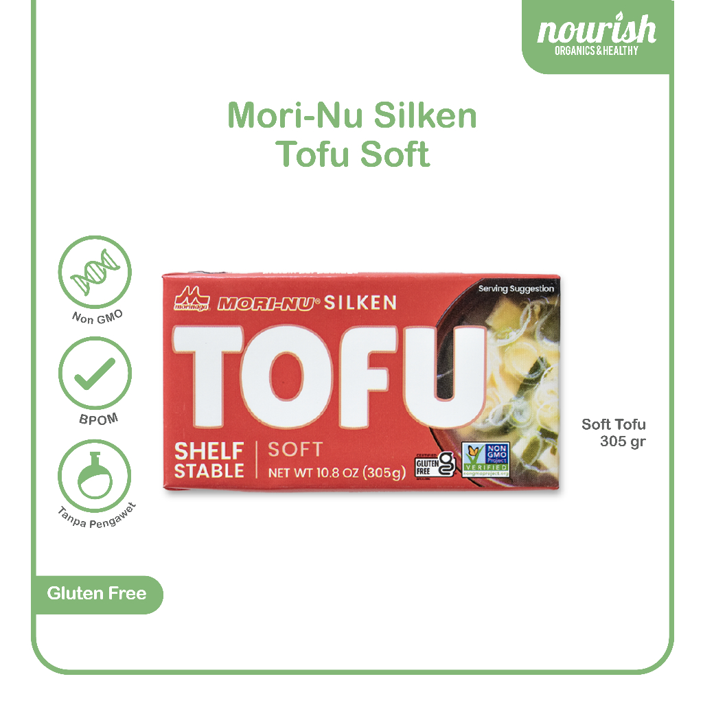 

Mori-Nu Silken Tofu Soft (Tahu Non GMO) 349 gram