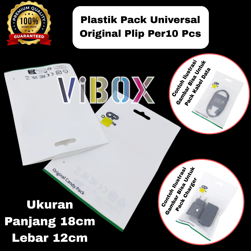 

( 10 Pcs ) Plastik Pack Universal Original Plip 18x12 Packingan Plastik Only [RSJ]