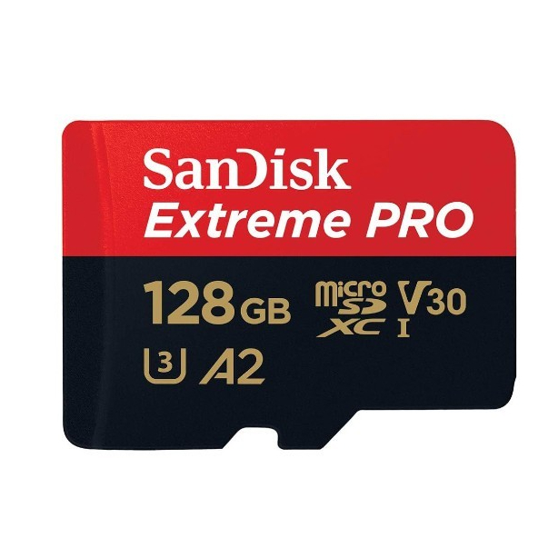 SanDisk 128GB Extreme PRO microSD UHS-I Card SDSQXCD-128G-GN6MA