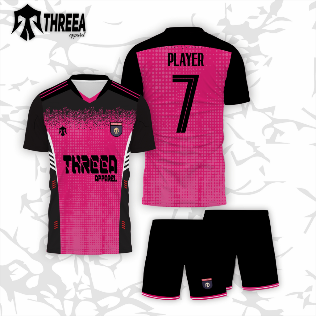 JERSEY FULL PRINTING PINK / JERSEY SEPAK BOLA / JERSEY FUTSAL / JERSEY CUSTOM