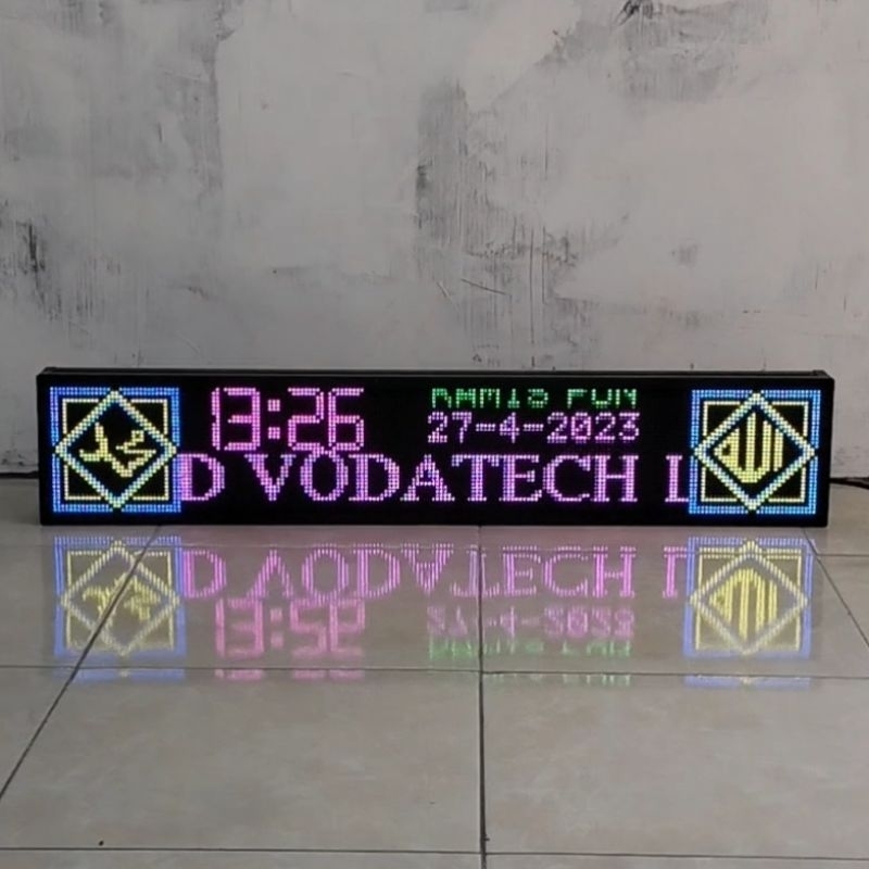 Jam Sholat Digital RGB (Auto Tartil) wifi jam waktu sholat