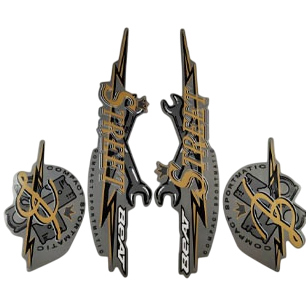 Striping Sticker Beat Street 2020 Silver New List body motor Beat Street 2020 Silver