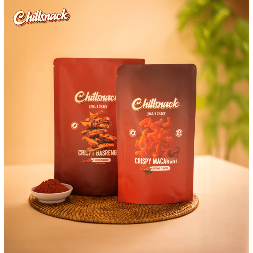 

Chillsnack - Basreng Extrea Hot 1 Pcs, Makaroni Hot Lime 1 Pcs